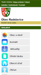 Mobile Screenshot of obecradslavice.com